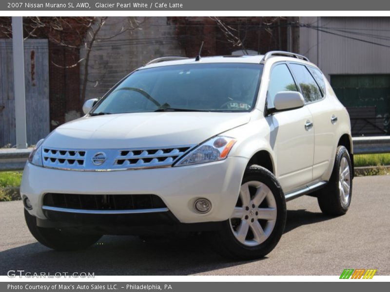 Glacier Pearl White / Cafe Latte 2007 Nissan Murano SL AWD