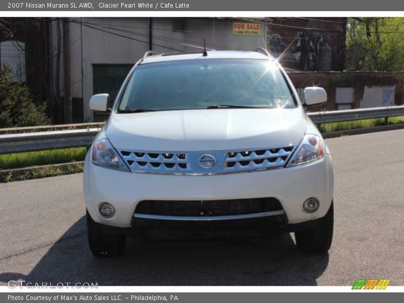 Glacier Pearl White / Cafe Latte 2007 Nissan Murano SL AWD