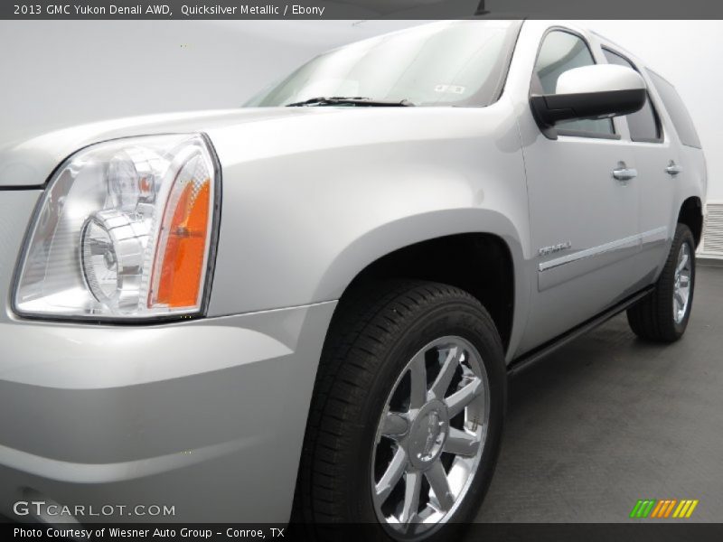 Quicksilver Metallic / Ebony 2013 GMC Yukon Denali AWD