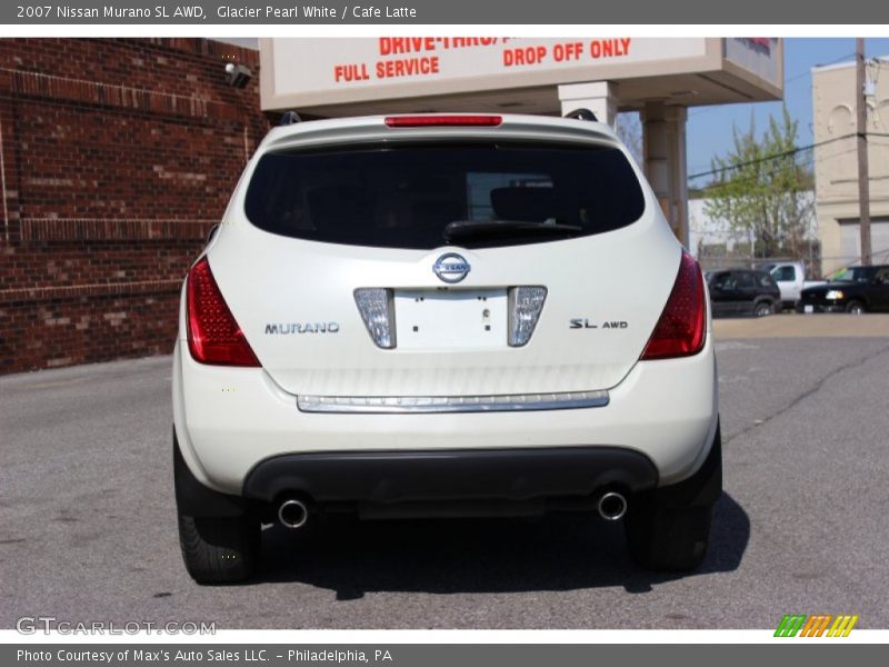 Glacier Pearl White / Cafe Latte 2007 Nissan Murano SL AWD