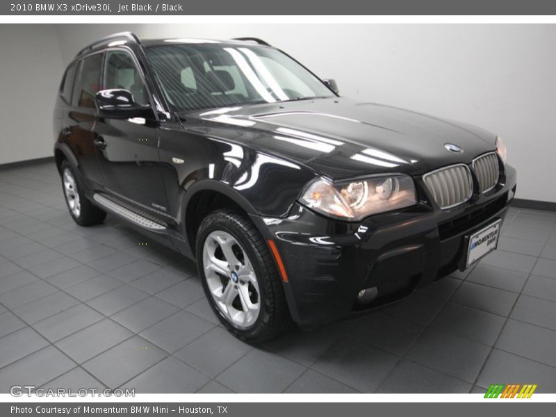 Jet Black / Black 2010 BMW X3 xDrive30i