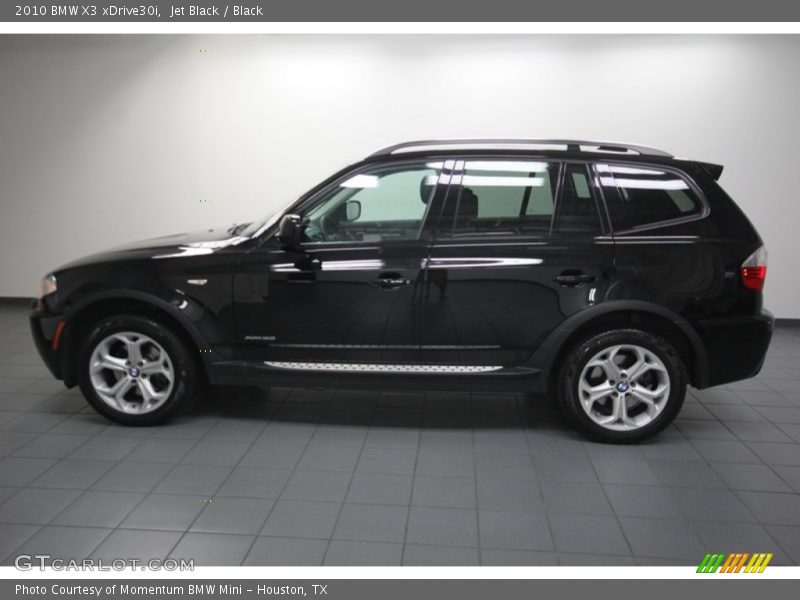 Jet Black / Black 2010 BMW X3 xDrive30i