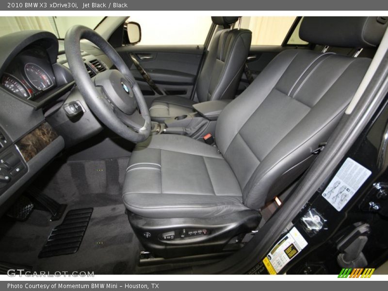 Jet Black / Black 2010 BMW X3 xDrive30i