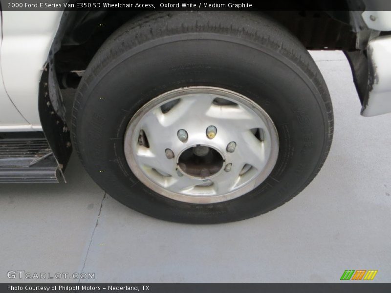 Oxford White / Medium Graphite 2000 Ford E Series Van E350 SD Wheelchair Access