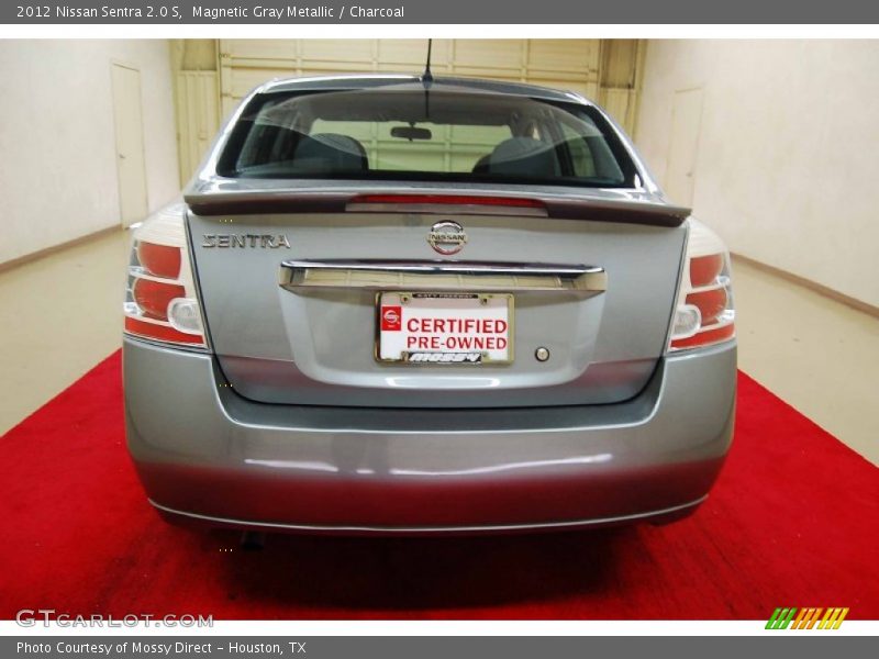 Magnetic Gray Metallic / Charcoal 2012 Nissan Sentra 2.0 S