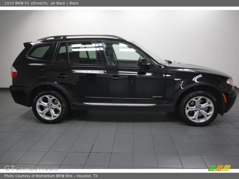 Jet Black / Black 2010 BMW X3 xDrive30i