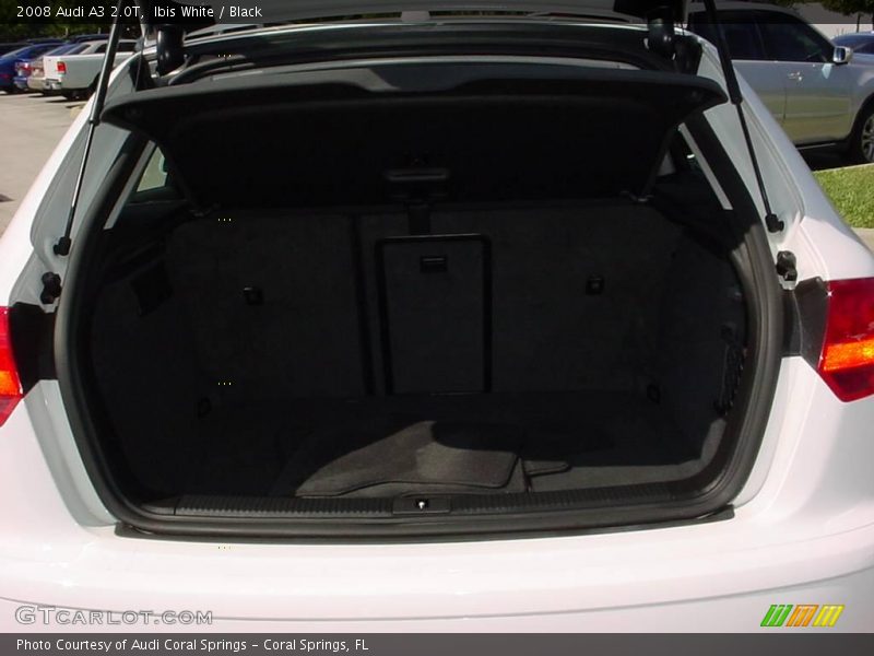 Ibis White / Black 2008 Audi A3 2.0T