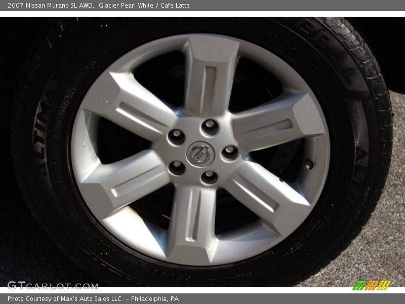 Glacier Pearl White / Cafe Latte 2007 Nissan Murano SL AWD