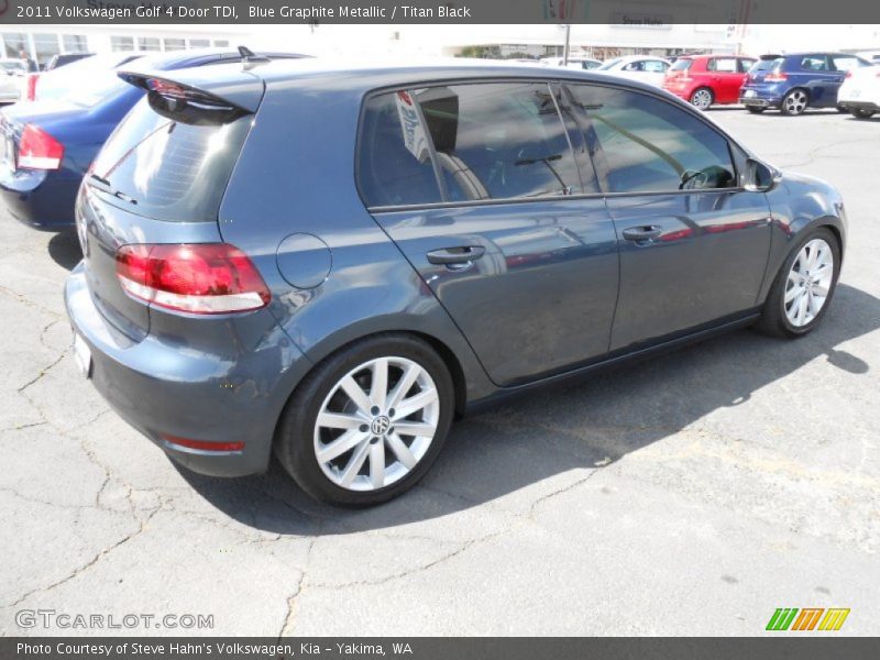 Blue Graphite Metallic / Titan Black 2011 Volkswagen Golf 4 Door TDI