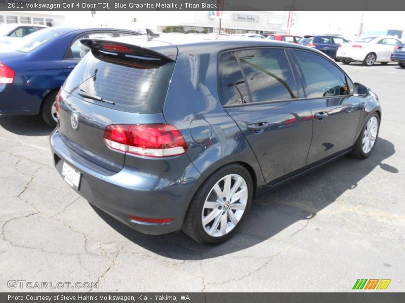 Blue Graphite Metallic / Titan Black 2011 Volkswagen Golf 4 Door TDI