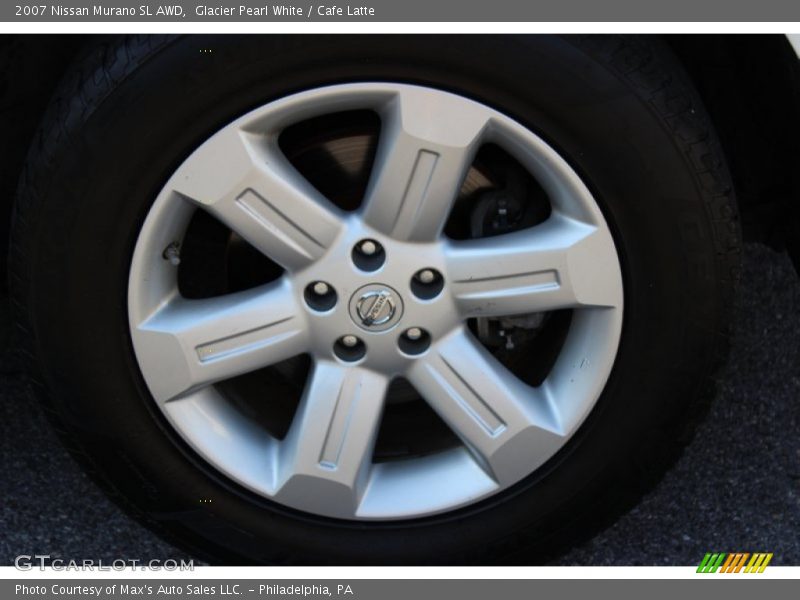 Glacier Pearl White / Cafe Latte 2007 Nissan Murano SL AWD