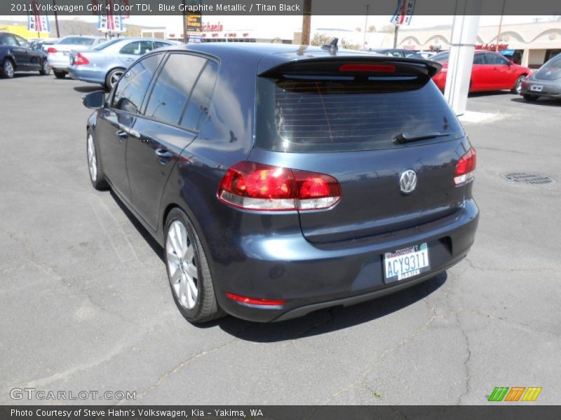 Blue Graphite Metallic / Titan Black 2011 Volkswagen Golf 4 Door TDI