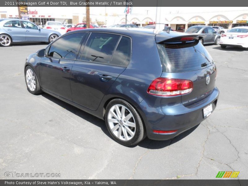 Blue Graphite Metallic / Titan Black 2011 Volkswagen Golf 4 Door TDI