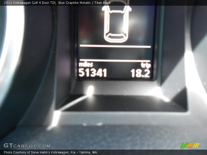 Blue Graphite Metallic / Titan Black 2011 Volkswagen Golf 4 Door TDI