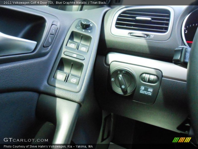 Blue Graphite Metallic / Titan Black 2011 Volkswagen Golf 4 Door TDI