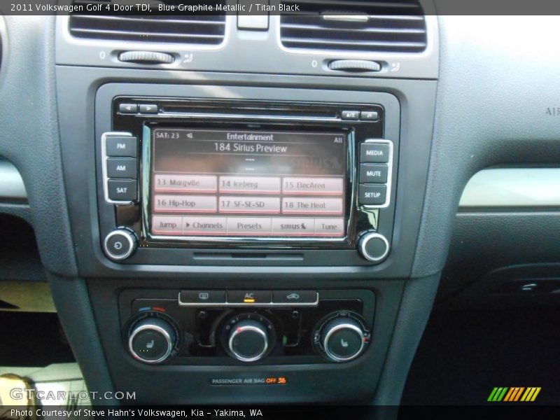 Blue Graphite Metallic / Titan Black 2011 Volkswagen Golf 4 Door TDI