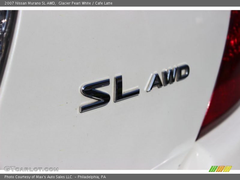 Glacier Pearl White / Cafe Latte 2007 Nissan Murano SL AWD