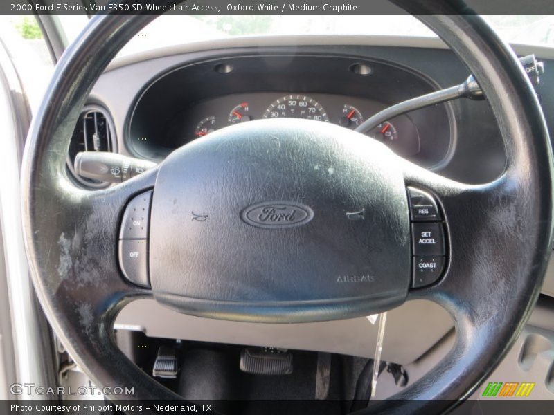 Oxford White / Medium Graphite 2000 Ford E Series Van E350 SD Wheelchair Access