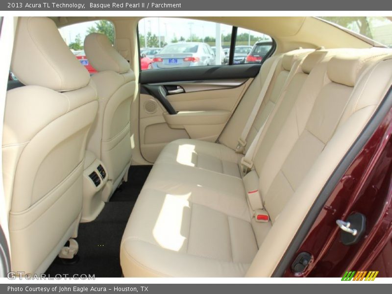 Basque Red Pearl II / Parchment 2013 Acura TL Technology