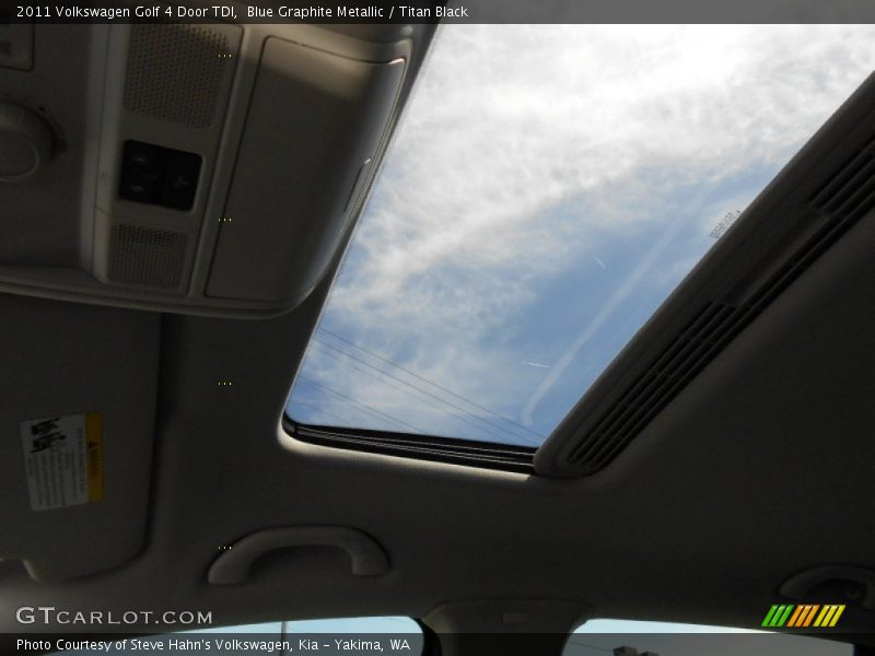 Blue Graphite Metallic / Titan Black 2011 Volkswagen Golf 4 Door TDI