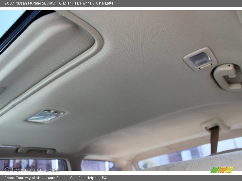 Glacier Pearl White / Cafe Latte 2007 Nissan Murano SL AWD