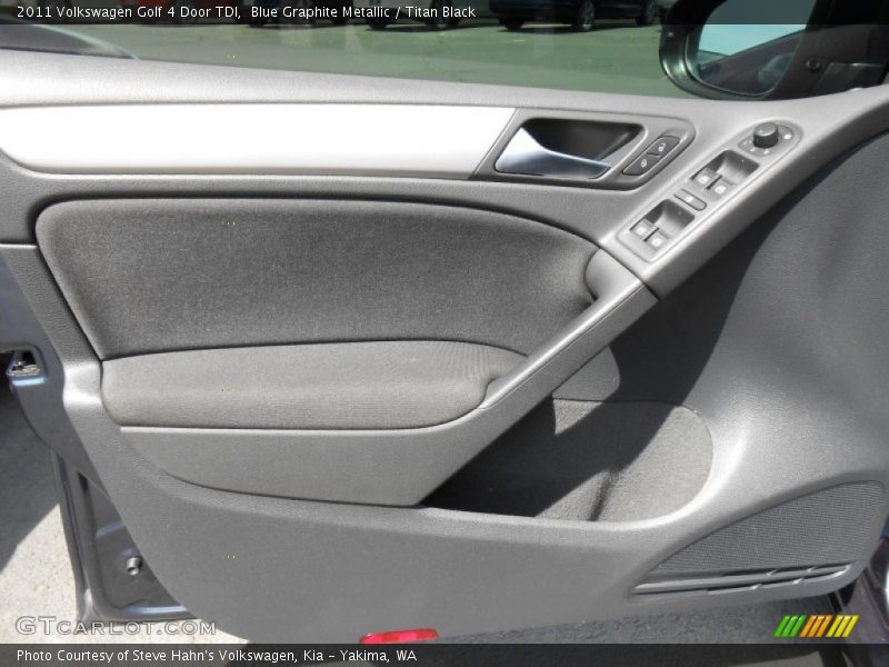 Blue Graphite Metallic / Titan Black 2011 Volkswagen Golf 4 Door TDI