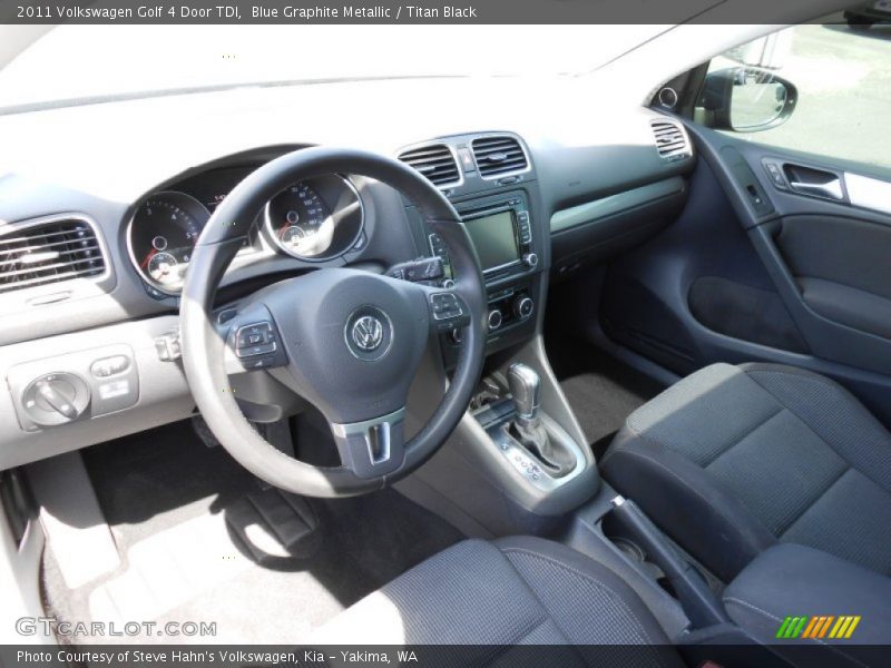 Blue Graphite Metallic / Titan Black 2011 Volkswagen Golf 4 Door TDI
