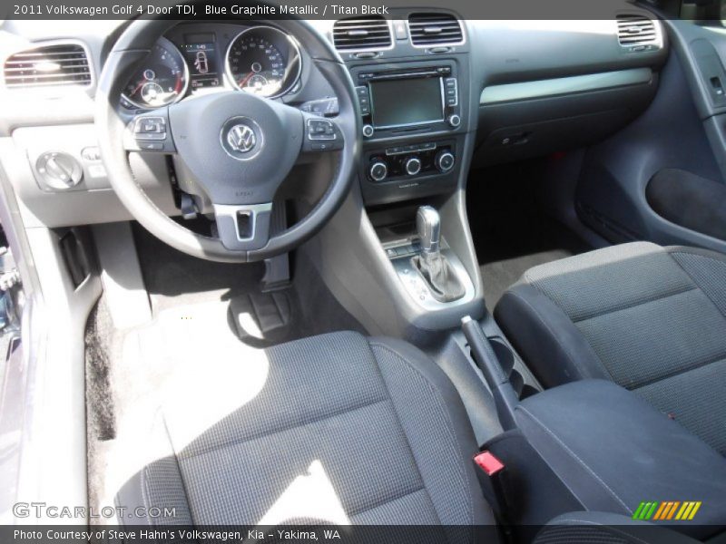 Blue Graphite Metallic / Titan Black 2011 Volkswagen Golf 4 Door TDI
