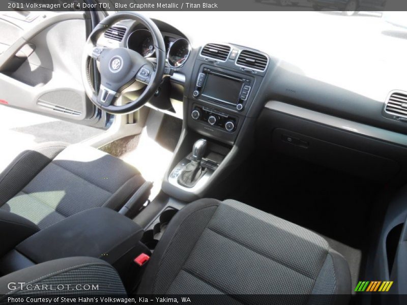 Blue Graphite Metallic / Titan Black 2011 Volkswagen Golf 4 Door TDI