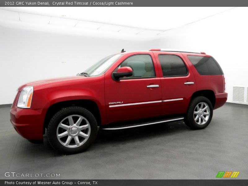 Crystal Red Tintcoat / Cocoa/Light Cashmere 2012 GMC Yukon Denali
