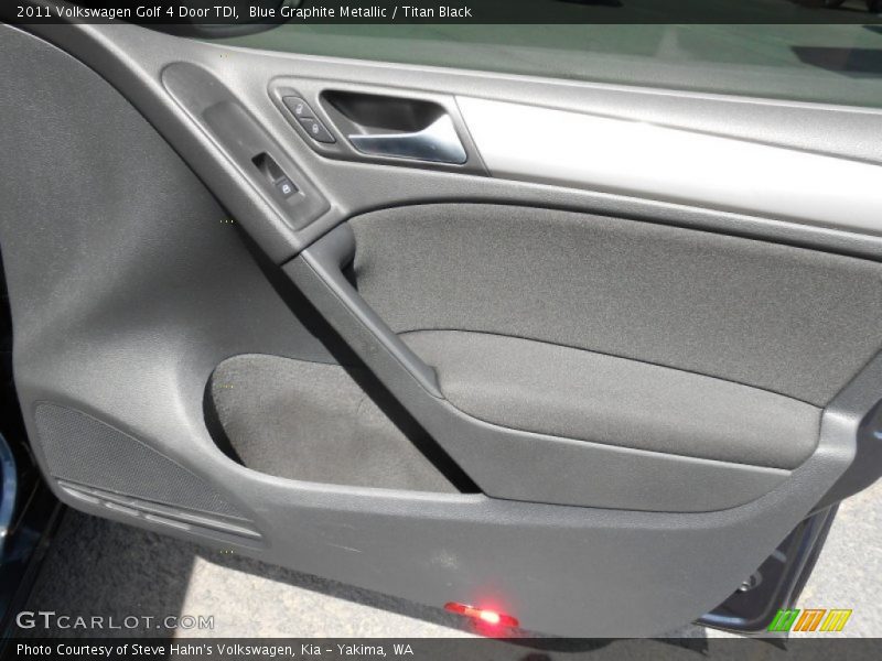 Blue Graphite Metallic / Titan Black 2011 Volkswagen Golf 4 Door TDI