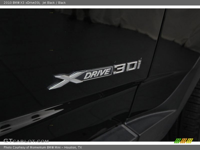 Jet Black / Black 2010 BMW X3 xDrive30i