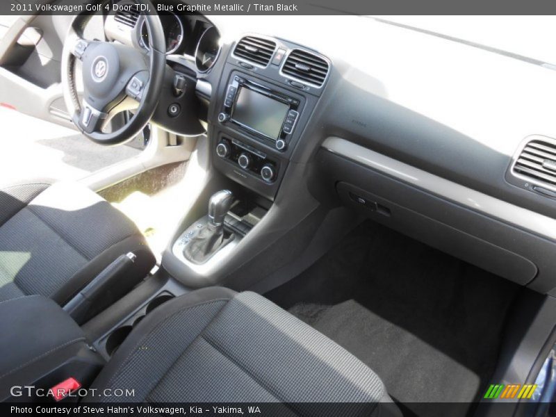 Blue Graphite Metallic / Titan Black 2011 Volkswagen Golf 4 Door TDI