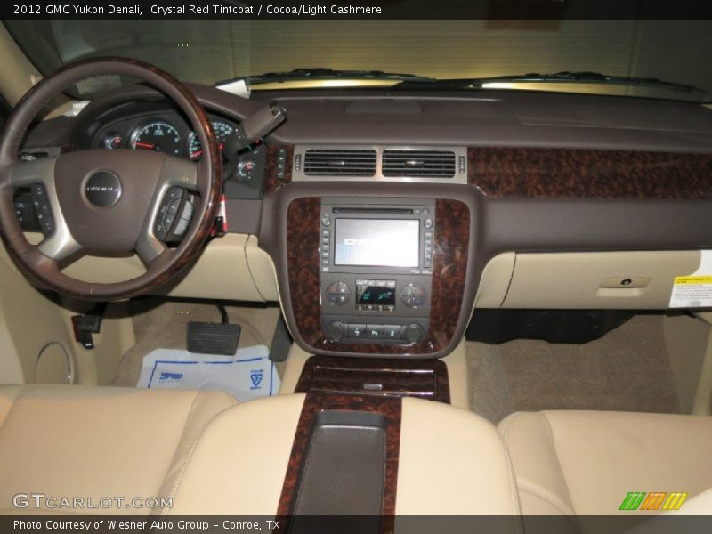 Crystal Red Tintcoat / Cocoa/Light Cashmere 2012 GMC Yukon Denali