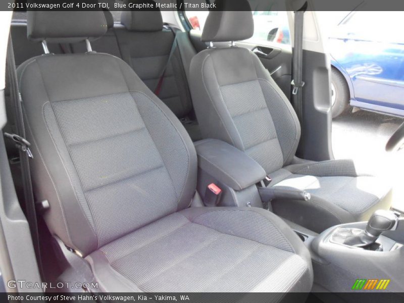 Blue Graphite Metallic / Titan Black 2011 Volkswagen Golf 4 Door TDI