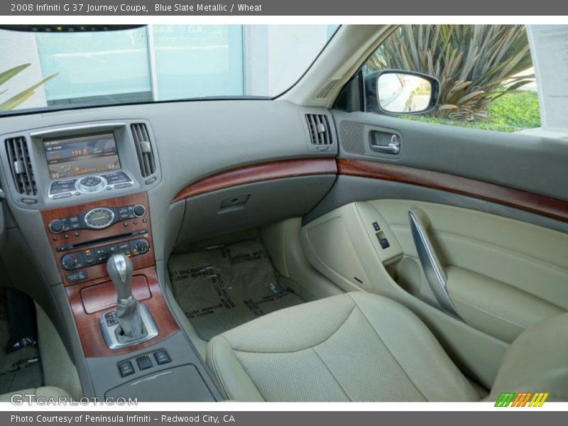 Blue Slate Metallic / Wheat 2008 Infiniti G 37 Journey Coupe