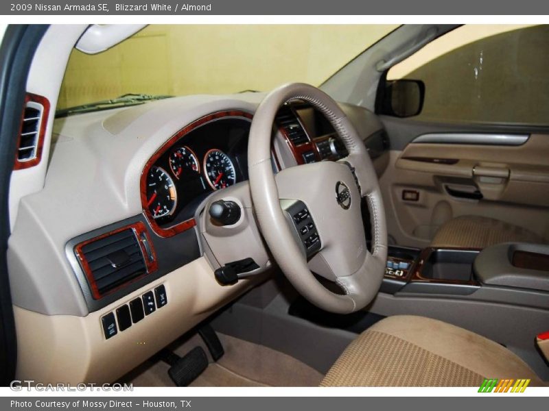Blizzard White / Almond 2009 Nissan Armada SE