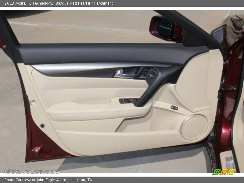Basque Red Pearl II / Parchment 2013 Acura TL Technology