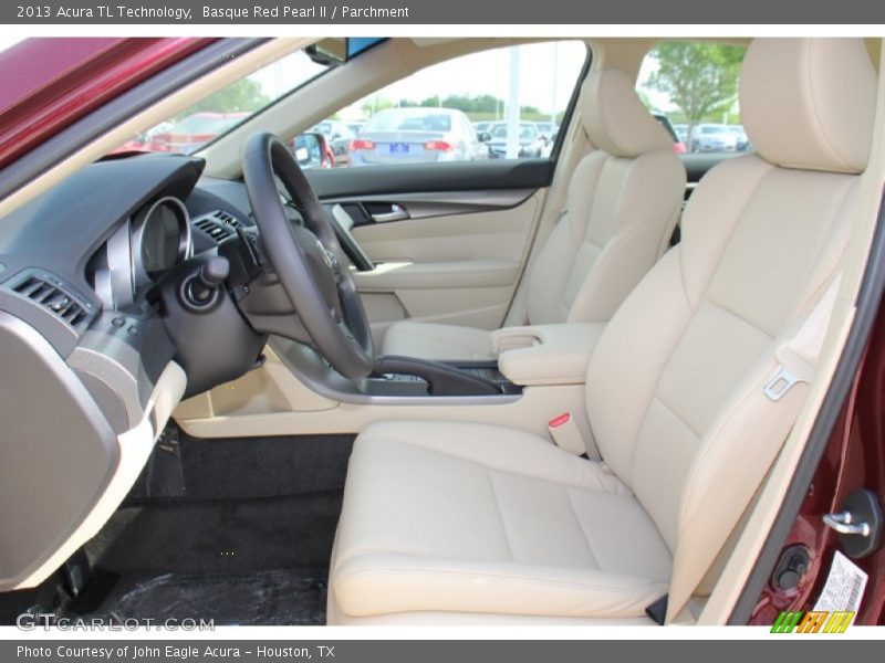 Basque Red Pearl II / Parchment 2013 Acura TL Technology