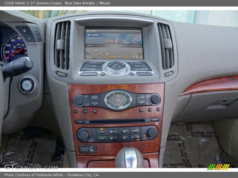 Blue Slate Metallic / Wheat 2008 Infiniti G 37 Journey Coupe