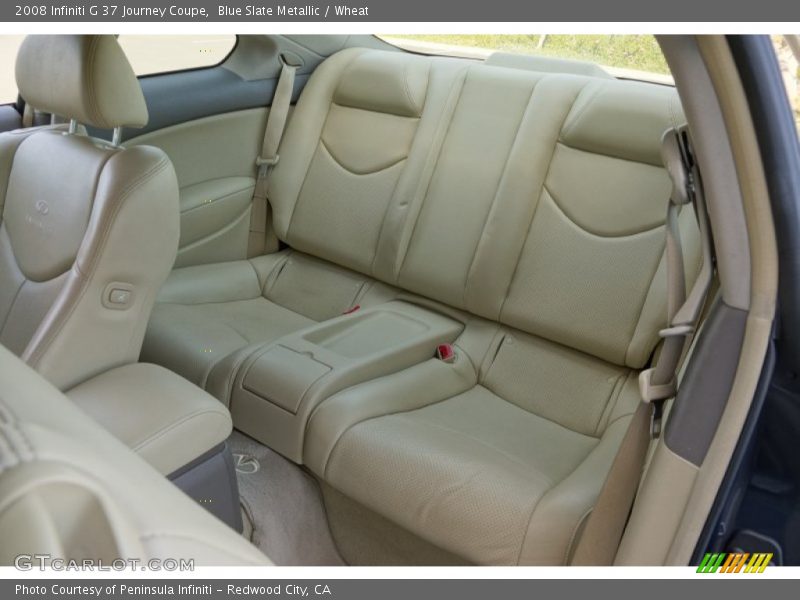 Blue Slate Metallic / Wheat 2008 Infiniti G 37 Journey Coupe