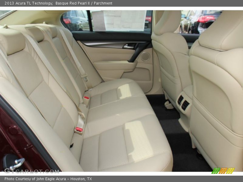 Basque Red Pearl II / Parchment 2013 Acura TL Technology