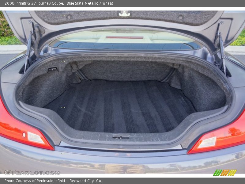 Blue Slate Metallic / Wheat 2008 Infiniti G 37 Journey Coupe