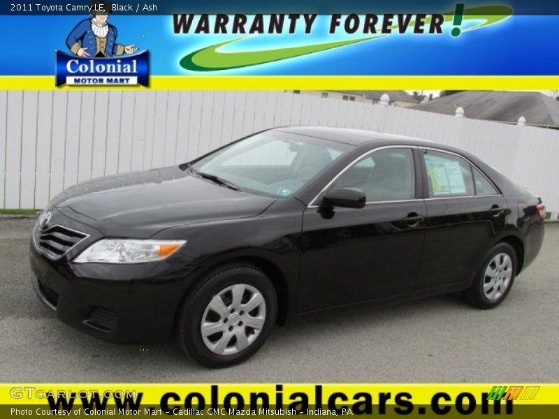 Black / Ash 2011 Toyota Camry LE