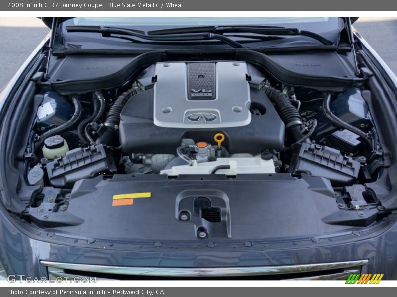 Blue Slate Metallic / Wheat 2008 Infiniti G 37 Journey Coupe