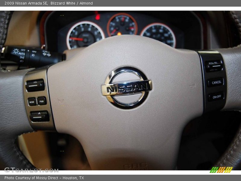 Blizzard White / Almond 2009 Nissan Armada SE