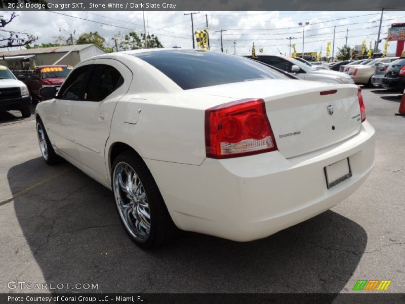 Stone White / Dark Slate Gray 2010 Dodge Charger SXT