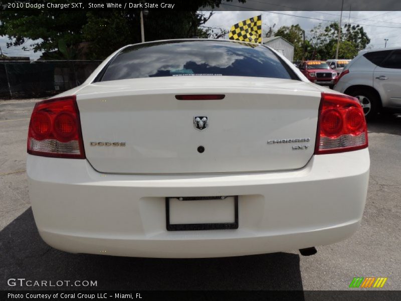 Stone White / Dark Slate Gray 2010 Dodge Charger SXT