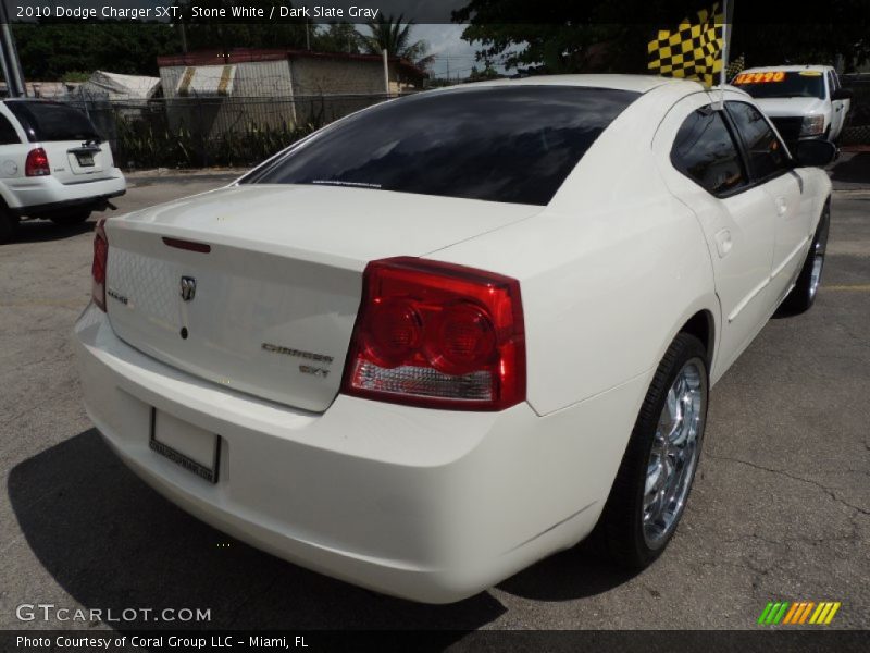 Stone White / Dark Slate Gray 2010 Dodge Charger SXT