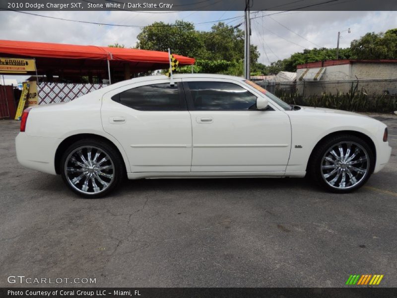 Stone White / Dark Slate Gray 2010 Dodge Charger SXT